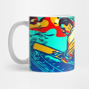 World Cup Cricket Batsman Passion P9 Mug